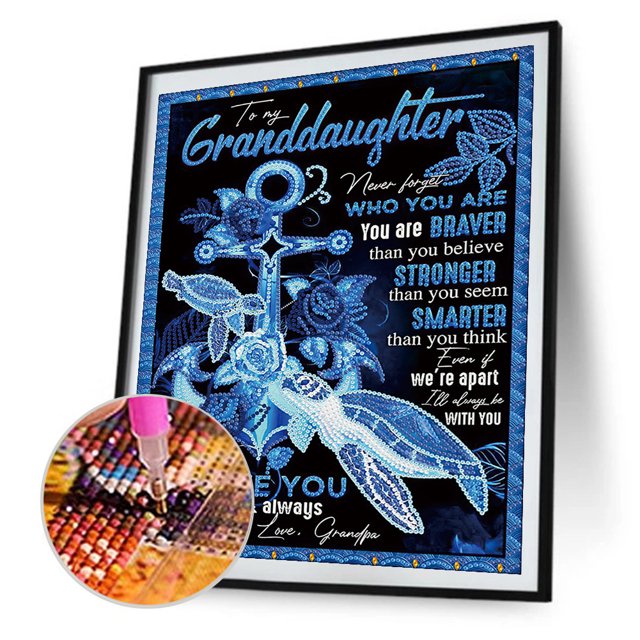 Cuadros Decorativos Diamond Painting 5D DIY Letras Kit de diamantes de imitación de taladro especial parcial (Y248) Ndcxsfigh Nuevos Originales