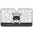 thumbnail image 1 of Car Windshield Sun Shade Cartoon Cute Car Front Window Sunshades Heat Insulation Car Sun Visor Cover Small Size Husky, 1 of 3