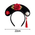 thumbnail image 7 of yuksok Chinese Headwear Ancient Hair Clip Headgear Hair Accessories Qing Headband E, 7 of 7