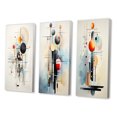 thumbnail image 3 of Designart "Grey Suprematism modern Balance II" Abstract Wall Art Set Of 3 - Grey Suprematism Gallery Set For Office Decor, 3 of 7