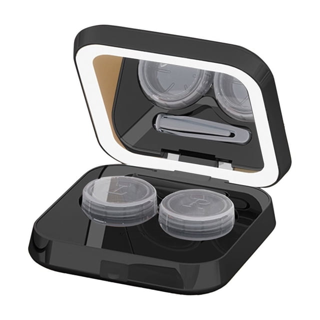 Lksixu Lens Cosmetic Cleaner For Contacts Glasses Case Cute Proteinizing Automatic Vibration Cleaner Makeup Mirror Kitchen Gadgets