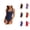 Navy, variant on One Piece Swimsuit Women Square Neck Racerback Leakproof Bathing Suit Period Swimwear