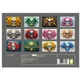 thumbnail image 2 of Skull Flower (Monthly Wall Calendar 2026 16.5 x 23.4 (open)), CALVENDO 14 Month Calendar, 2 of 9
