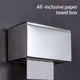 thumbnail image 3 of Ounissouiy Estuche de almacenamiento de pañuelos de acero inoxidable para cocina, baño, sala de estar, baño, inodoro, rollo de papel de pared Almacenamiento y organización del hogar Tipo 1 20x13x13cm, 3 of 6