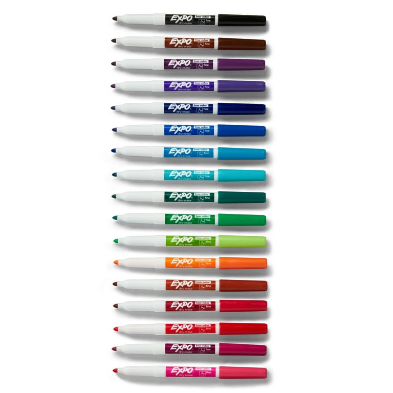 EXPO Low-odor Dry Erase Markers, Ultra Fine Tip, Fashion Colors, 4-count 