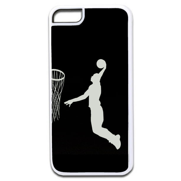 Basketball Player Silhouette Design White Rubber Case For The Apple Iphone 7 Iphone 8 Iphone 7 Accessories Iphone 8 Accessories Walmart Com