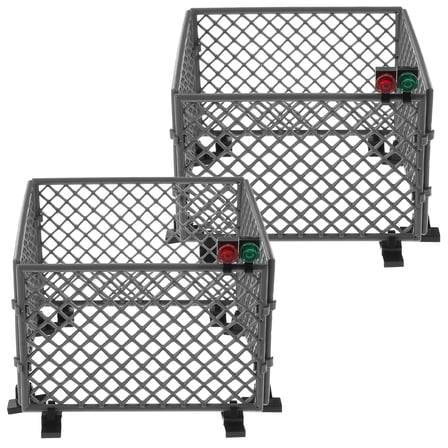 2 Sets Building Block Playset with Protective Net for Kids, Children's Educational Toy, Theme Building Blocks