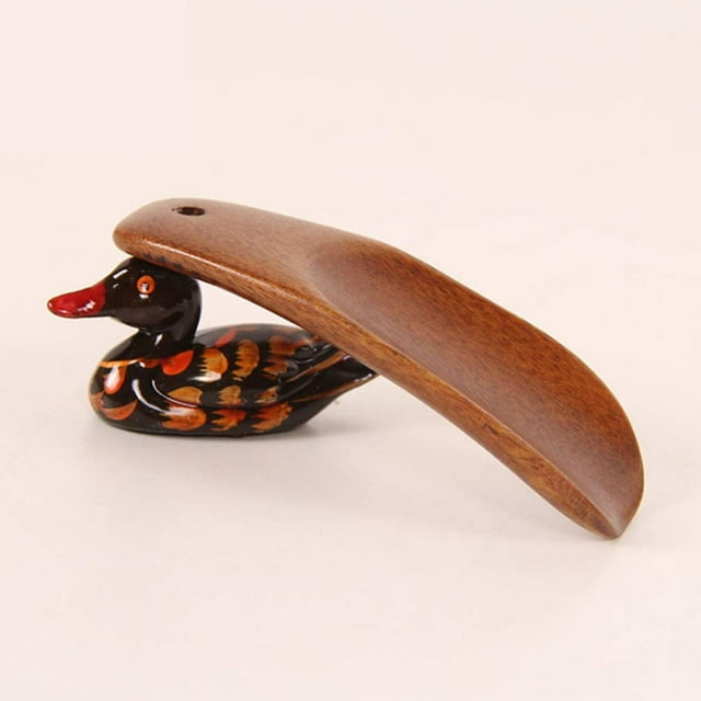 Wooden Shoe Horns with Rope Retro Hanging Lightweight Shoehorns Short Shoe Extractors Shoe Accessories