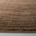 thumbnail image 4 of SAFAVIEH Vision Adrasteia Overdyed Solid Area Rug, 3' x 3' Round, Brown - Modern Design, Brown, Non-Shedding & Easy Cleaning, Ideal for Living Room, Bedroom, Dining Space, 4 of 13