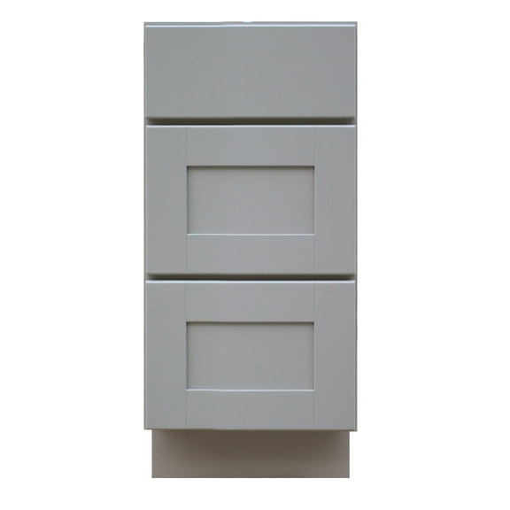 Sunny Wood Gsb15d-A Grayson 15" Wide Drawer Base Cabinet - Grey