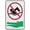 Warning Sign 2, variant on Chemical Free Yard Do Not Spray Chemicals Pesticides Herbicides Sign Sign, 8"x12" Grade Reflective Sheeting Rust Free Aluminum, Weather Resistant, Waterproof, Easy To Mount