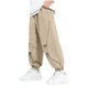 thumbnail image 2 of Pantalones largos para niños, pantalones de paracaidista con tira reflectante, adecuados para deportes de primavera al aire libre, con bolsillos, pantalones deportivos holgados, pantalones de poliéste, 2 of 5