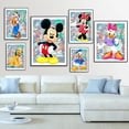 thumbnail image 2 of Disney Mickey Mouse and Donald Duck Cartoon Canvas Painting Poster and Print Wall Art Pictures for Kids Room Deco Birthday Gift13x18cm Unframed Gao Jinjia LED, 2 of 2