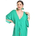 thumbnail image 4 of Vestido largo con ajuste frontal Roman Fashion /Juvenil, 4977 (Verde) verde G, 4 of 5