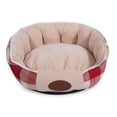 thumbnail image 2 of Lucky Monet Pet Bed Soft Warm Pet Cuddler Reversible Cushion for Dog Cat 23.6x23.6x8.7", 2 of 7