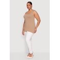 thumbnail image 3 of Women's Plus Size Solid Seamless Scoop Neck Tank Top, 3 of 4
