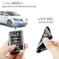 thumbnail image 7 of OFFCURVE Key Fob Cover for Cadillac SRX ATS ELR XTS 2010-2015 , Premium Soft TPU,Black Sliver, 7 of 7