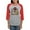 Heather/Red, variant on CafePress - Power Rangers Red Ranger Women's Baseball T Shirt - Womens Baseball Tee