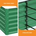 thumbnail image 4 of Uforic 2 Pack 8ftx4ftx2ft Large Raised Garden Bed Kit,Outdoor Galvanized Metal Patio Planter Box with Safety Rubber & Gloves, for Vegetables Flowers,Green, 4 of 9