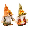 thumbnail image 4 of KAKOWELY 2 gnomos de Acción de Gracias para el hogar, adornos de gnomos, gnomos de peluche, 4 of 5