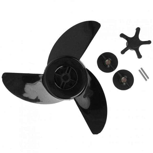 Electric Blade, Boat Propellers 1PCS Black Electric Propeller Blade, Engine Outboard For Hai-bo T54 Marine Motor