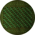 thumbnail image 1 of Ahgly Company Indoor Round Persian Green Traditional Area Rugs, 4' Round, 1 of 1