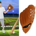 thumbnail image 3 of Pitcher Mitt Baseball Gloves, PVC Sport, Brown with Training for Children, Teenagers, Adults, 3 of 7