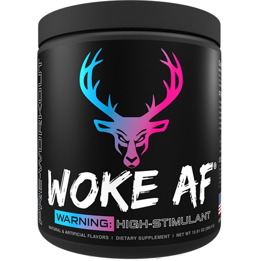 Bucked Up Woke AF High Stim PreWorkout (Miami 30 Servings) Walmart
