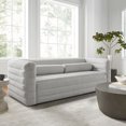 thumbnail image 2 of Sofa, Tufted, Gray, Fabric, Living Room Lounge Cafe Lobby Hospitality Restaurant, Modern Contemporary, HB37684, 2 of 7