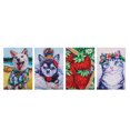 thumbnail image 2 of Bandera De Jardín Para Mascotas, 4 Piezas Bandera De Jardín De Gato De Doble Costura Impresión De Doble Cara Lino Hermoso Resistente A La Intemperie Para Césped Para Patio YLSHRF Otros, 2 of 8