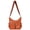 Orange, variant on Large Crossbody Bags for Women Zip Pocket Cross Body Purses Waterproof Nylon Shoulder Handbag Working Bag for Ladies (Black)