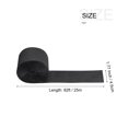 thumbnail image 2 of Uxcell Crepe Paper Streamer Crepe Paper Decoration 82ft Long 1.77 Inch Wide, Black, 2 of 5