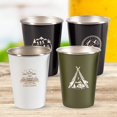 thumbnail image 1 of Portable 4pcs/set Outdoor Camping Stainless Steel Cup Coffee Tea Milk Water Cups Camping Picnic Mug BBQ Beer Drink Cup 350mlAmy Green with Cover He Qiyong unisex, 1 of 1