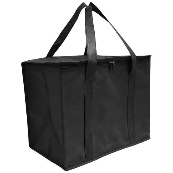 XINGAG Insulated Grocery Tote Bag, Zipper Thermal Cooler Bag, Reusable Food Storage Pouch, Heavy Duty Organizer for Hot Cold Food Transport, Camping, Beach, Travel Picnic
