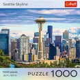 thumbnail image 2 of Trefl Red 1000 Piece Puzzle - Seattle Skyline, 2 of 5