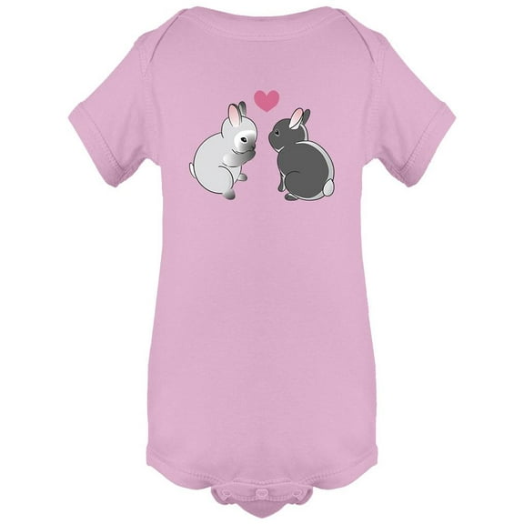 Couple Of Loving Rabbits Bodysuit Infant -Image by Shutterstock,  12 Months