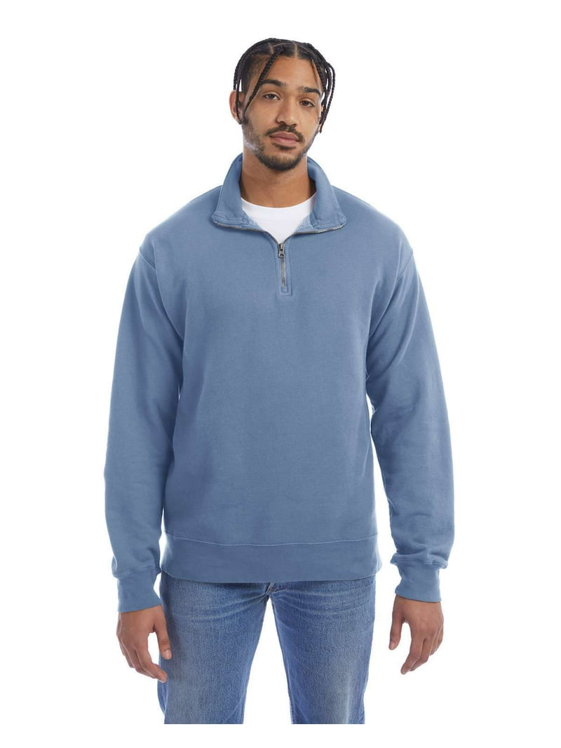 ComfortWash by Hanes GDH425 Garment-Dyed Quarter-Zip Sweatshirt