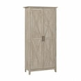 thumbnail image 1 of Bush Furniture Key West Armoire de Rangement Haute avec Portes en Gris Délavé, 1 of 15
