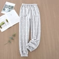 thumbnail image 2 of Womens Pants Casual Warm Winter Size Autumn Mouth Pajama Home Thick Flannel Loose Trousers Pajamas Large Wide Coral Cargo Pants, 2 of 6