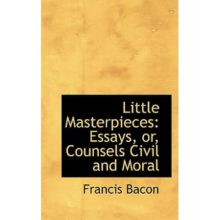 Essays civil and moral