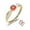 SS925/Gold Plated, variant on Mementos USA Custom Class Rings Sterling Silver for Women High School and College-Platinum-Dainty