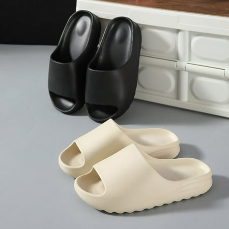 

2022 BIG SALE Men Thick-Soled Slippers Breathable Flip Flops Summer Beach Slides Slippers Cool Sandals Women Shoes