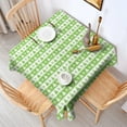 thumbnail image 2 of Christmas Square Tablecloth 52x52 Inch – Waterproof Polyester Printed Table Cover, Wrinkle Resistant & Washable for Kitchen Dining Picnic Party Decor, Single-v4-15, White, 2 of 6