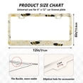 thumbnail image 2 of Aluminum License Plate Frame 2 Pack Car Exterior Accessory Car Tag Holder for Front Rear Plates Cars Decor Cute Bees and Honeycomb Pattern, 2 of 7