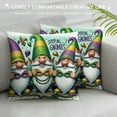 thumbnail image 3 of Masquerade Mask Throw Pillow Cover, Bead Cushion Case for Sofa Couch, 3 of 5