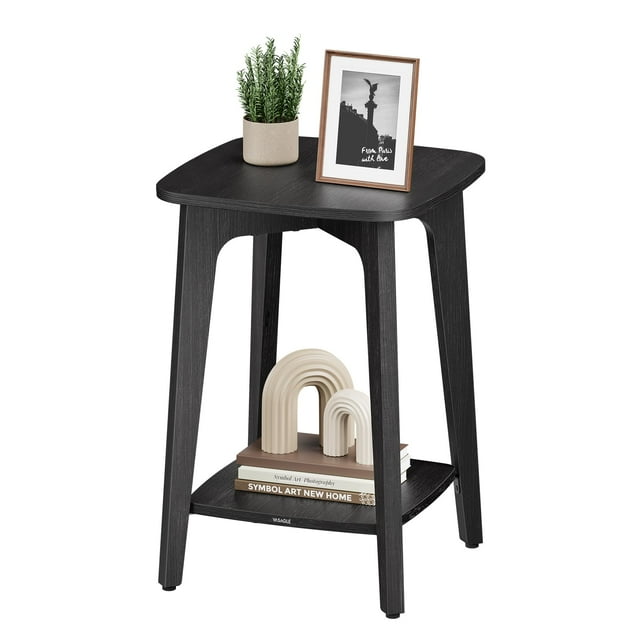Mesa auxiliar VASAGLE Cuadrada Pequeña Gris Antracita ULET236B01