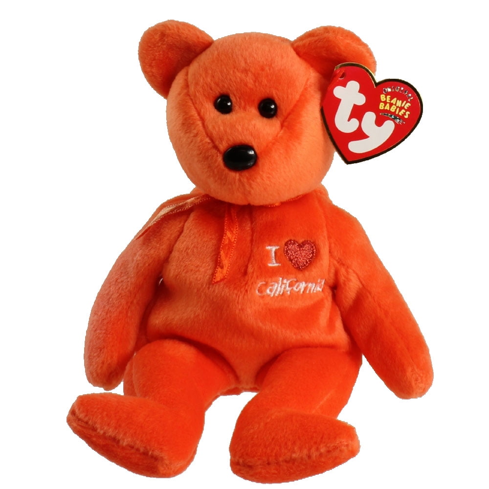 TY Beanie Baby - CALIFORNIA the Bear (I Love California - State ...