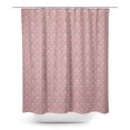 thumbnail image 1 of S4Sassy Pink Anemone & Leaves Decorative Waterproof Printed Shower Curtain Roller Hooks Drapes-60 x 70 Inch, 1 of 1