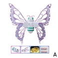 thumbnail image 3 of Princess LED Flower Fairy Wing Light Up Moving Butterfly Wing Plastic Wing, 3 of 8