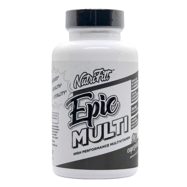 Multivitaminico Epic Multi 90 capsulas NutriFitt blanco